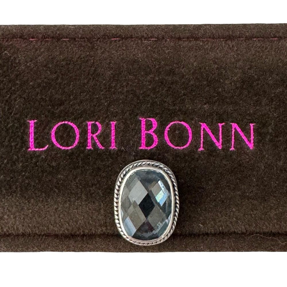 LORI BONN Sterling Silver Gem Slide Charm